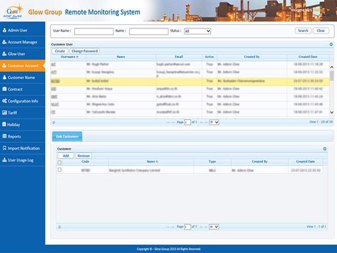 Remote Monitoring System screenshot 3 (mock)